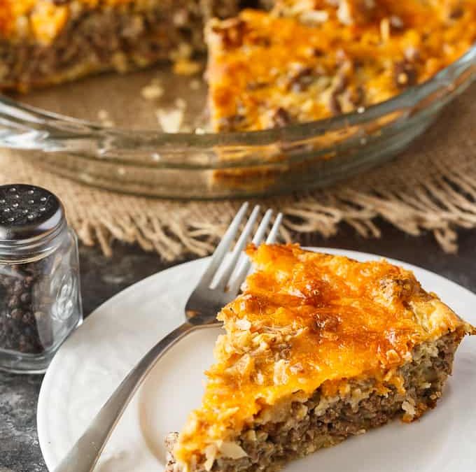 Impossibly Easy Cheeseburger Pie